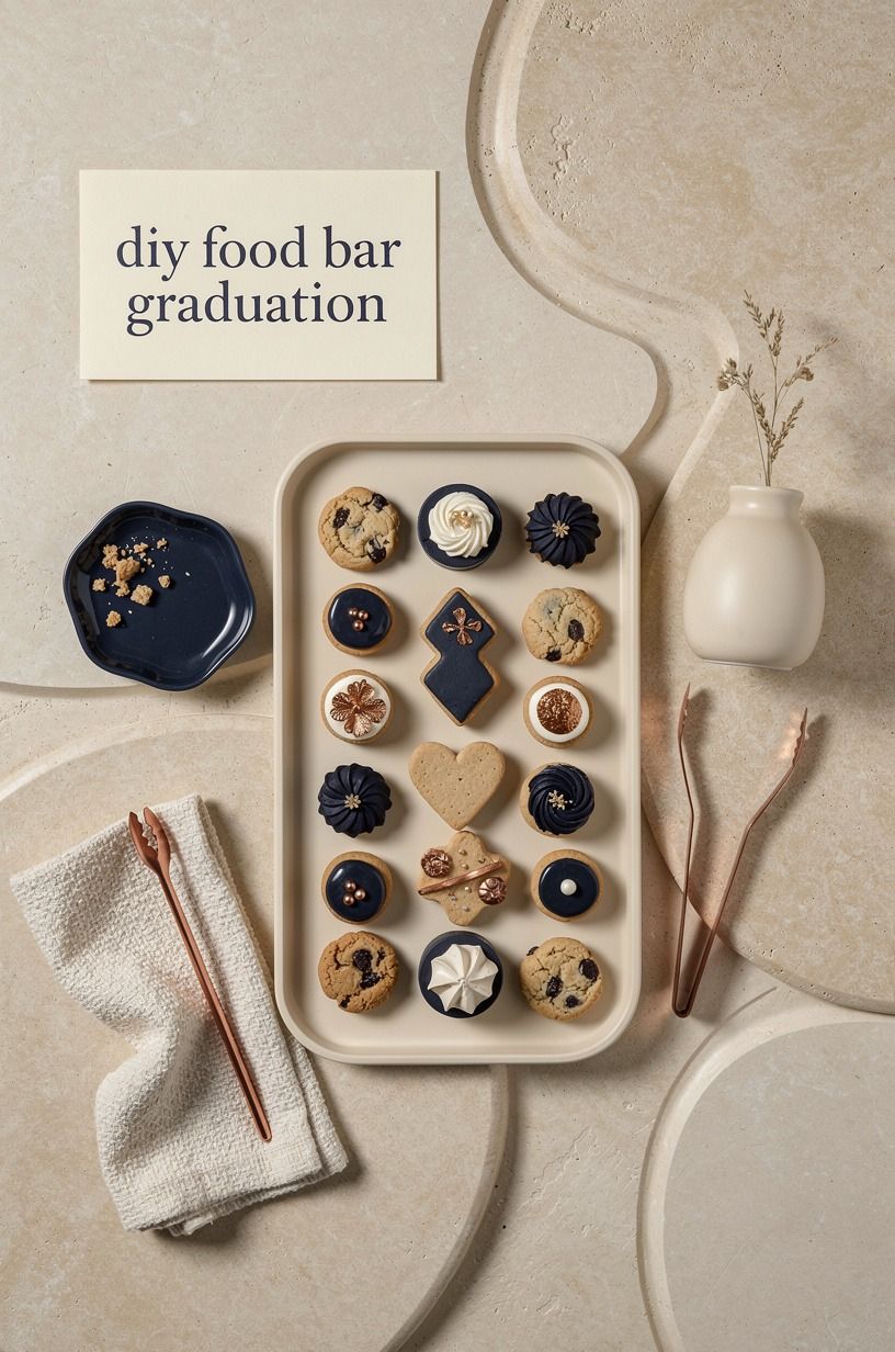One Hero Tray for a Graduation Cookie Bar