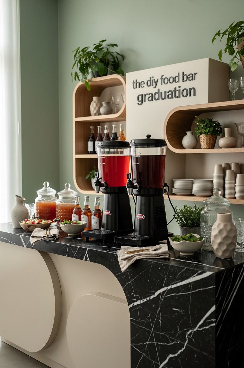 Pour a Soda Bar DIY With Two Bright Mixers