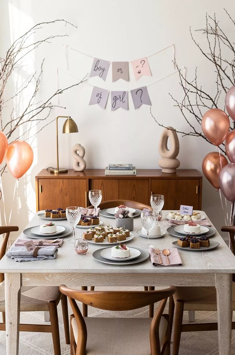 Frame the Food With Seasonal Branches