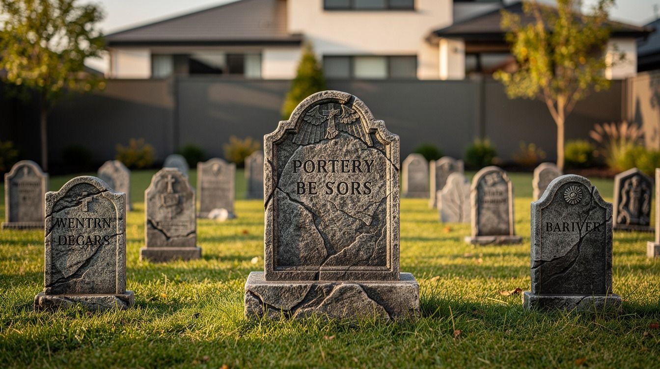 15 DIY Halloween Graveyard Ideas for the Front Yard With Tombstones Under $20