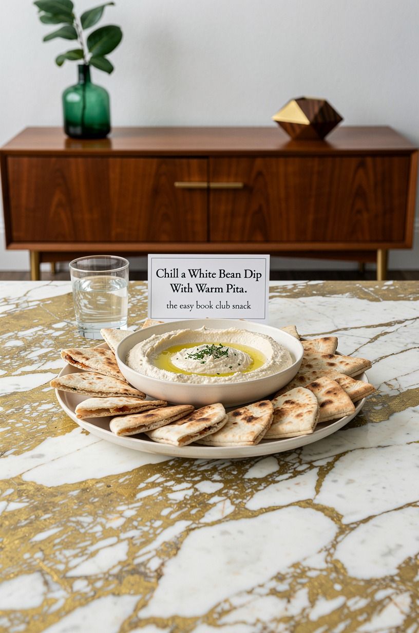 Chill a White Bean Dip With Warm Pita