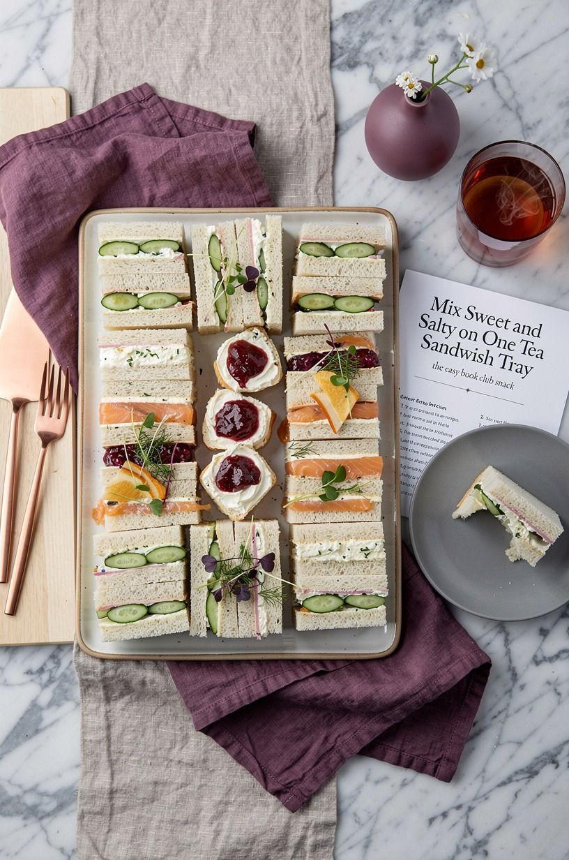 Mix Sweet and Salty on One Tea Sandwich Tray