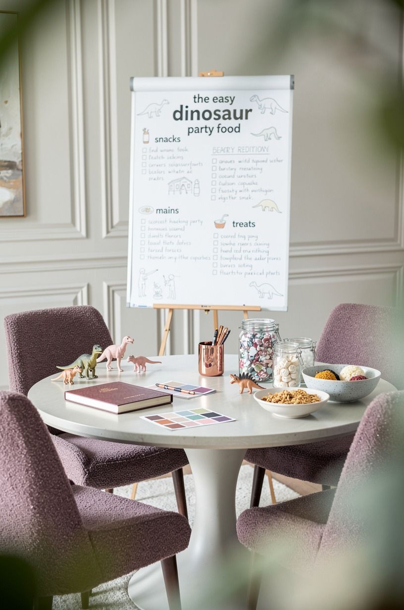 Map the dino birthday party food before you shop