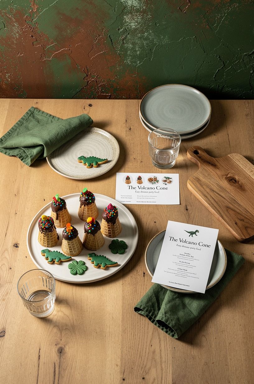 The Volcano Cone: Swap a complicated cake