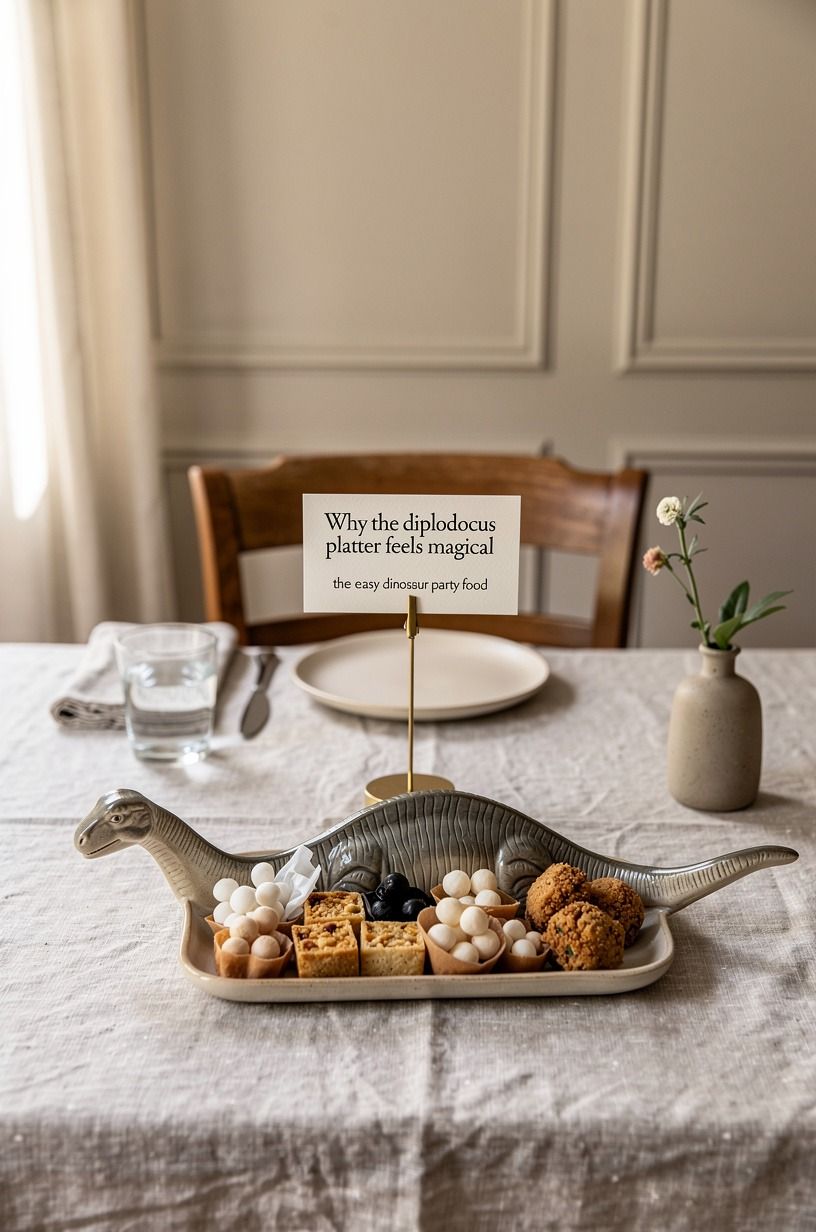 Why the diplodocus platter feels magical