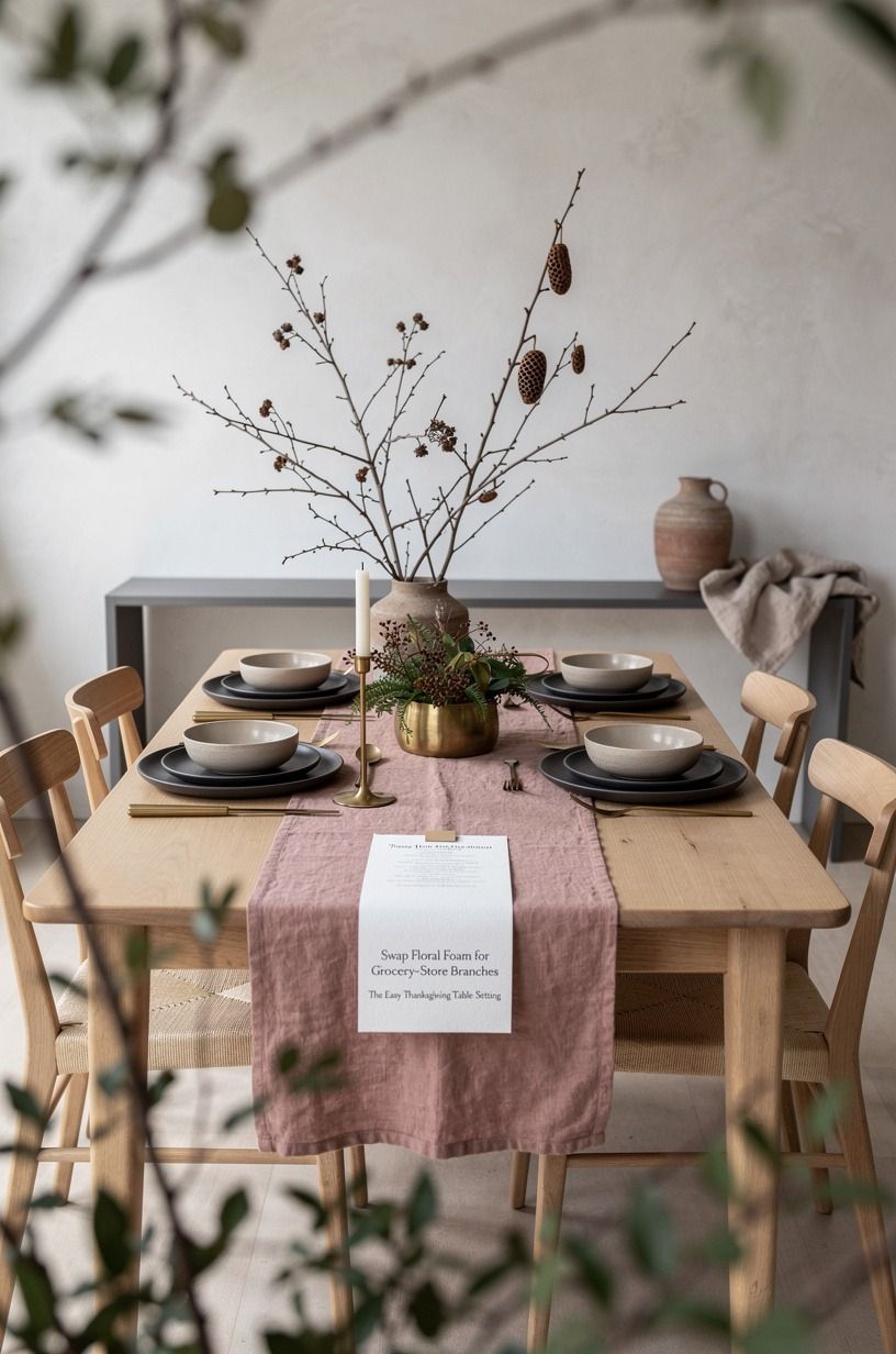 Swap Floral Foam for Grocery-Store Branches