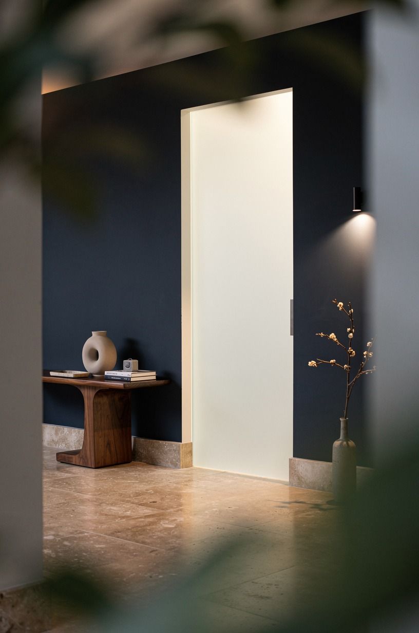 Could a Ghostly Negative-Space Door Work Better?