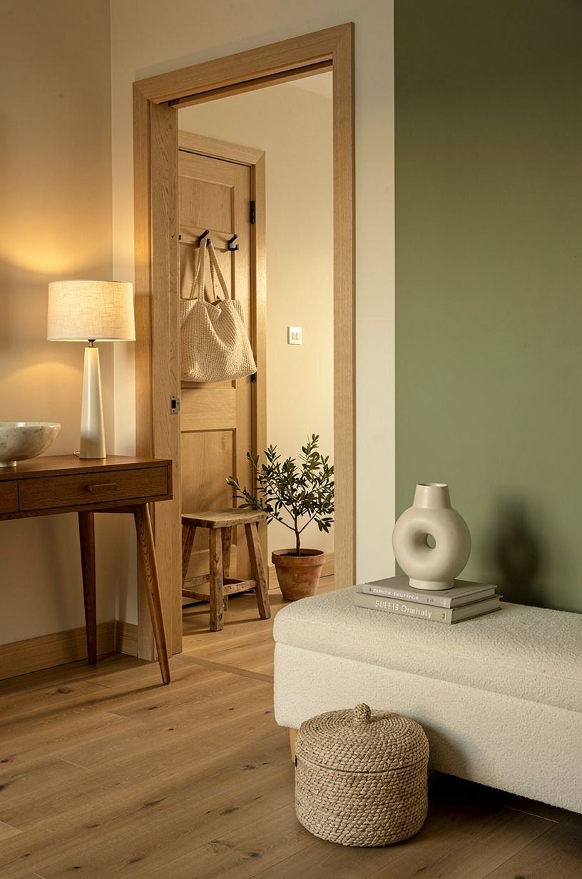 Mix Slime Green With Warm Wood