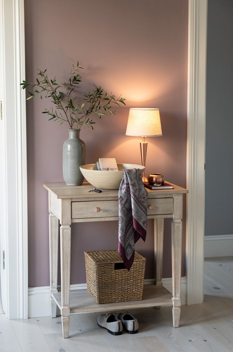 Style the bowl as a landing zone