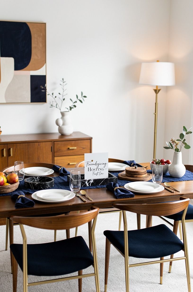 Skip the centerpiece, run a low line instead