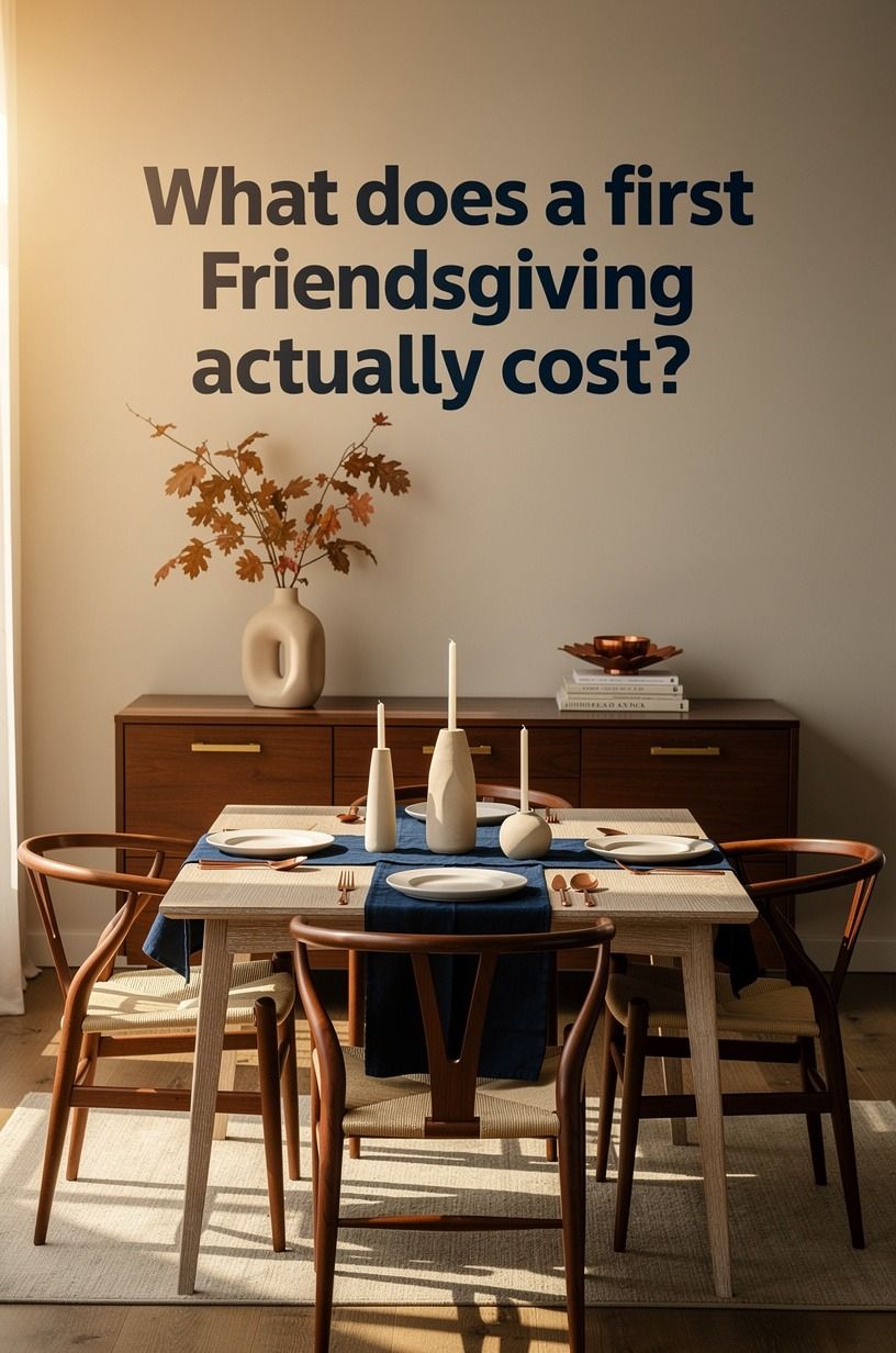 What does a first Friendsgiving actually cost?