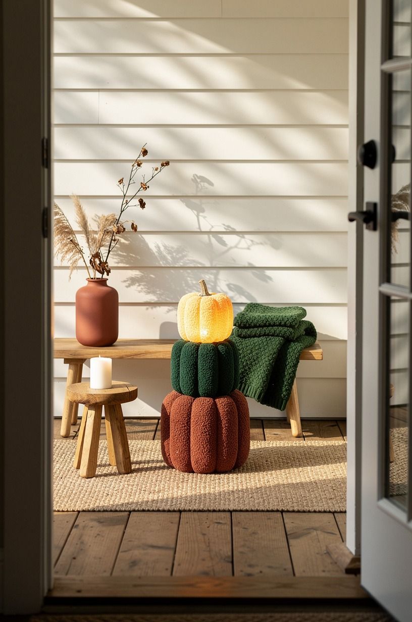 Build the Three-Height Light Stack for Fall Halloween Crafts