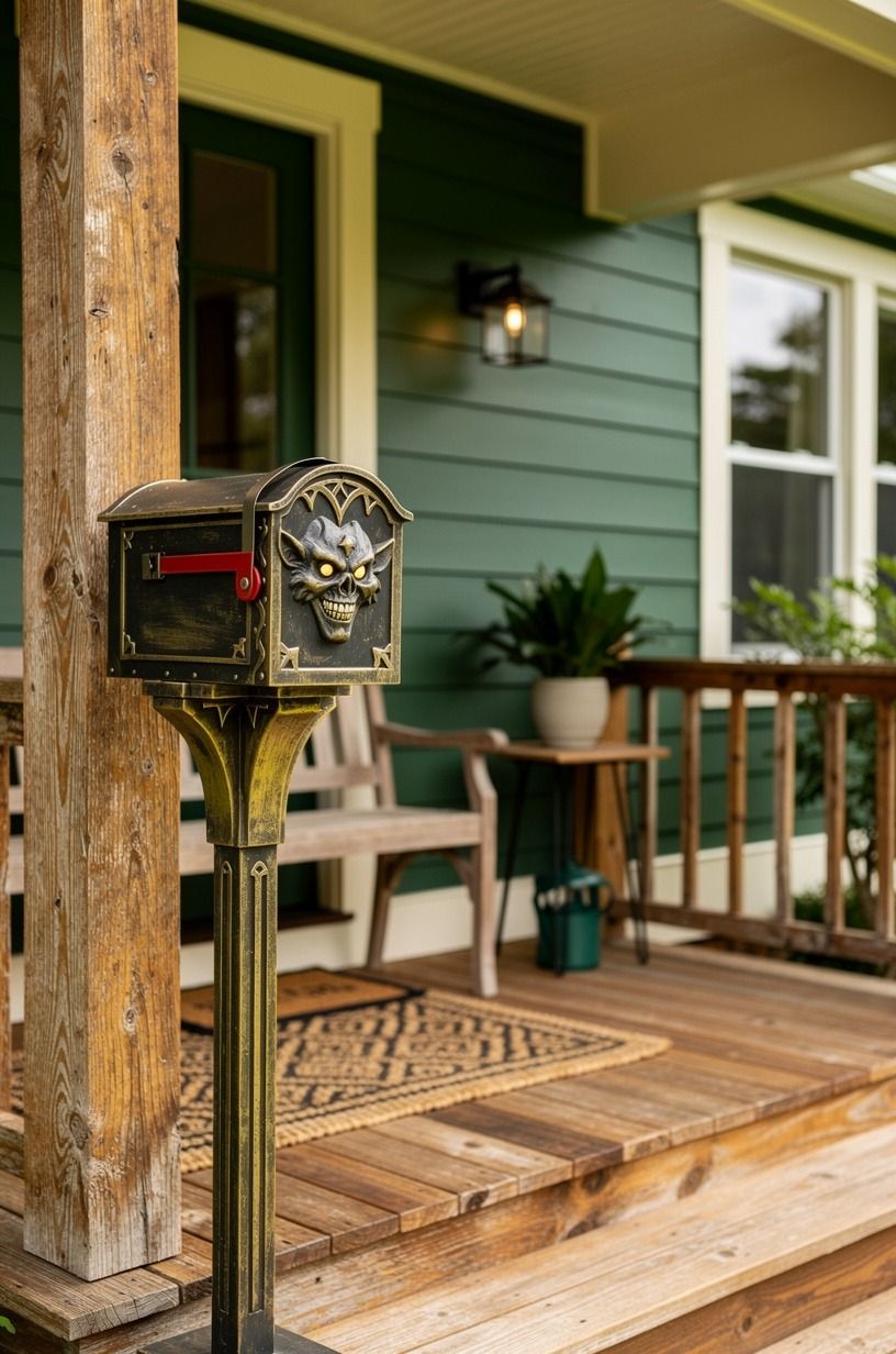 Can a spooky mailbox stay welcoming?