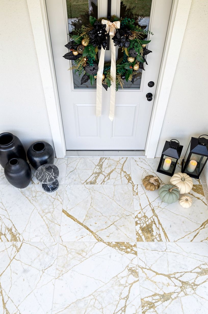 Choose a Halloween Porch Wreath as the Dark Anchor