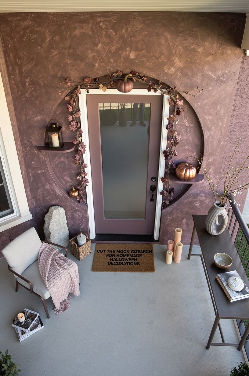 Cut the Moon-Gate Arch for Homemade Halloween Decorations