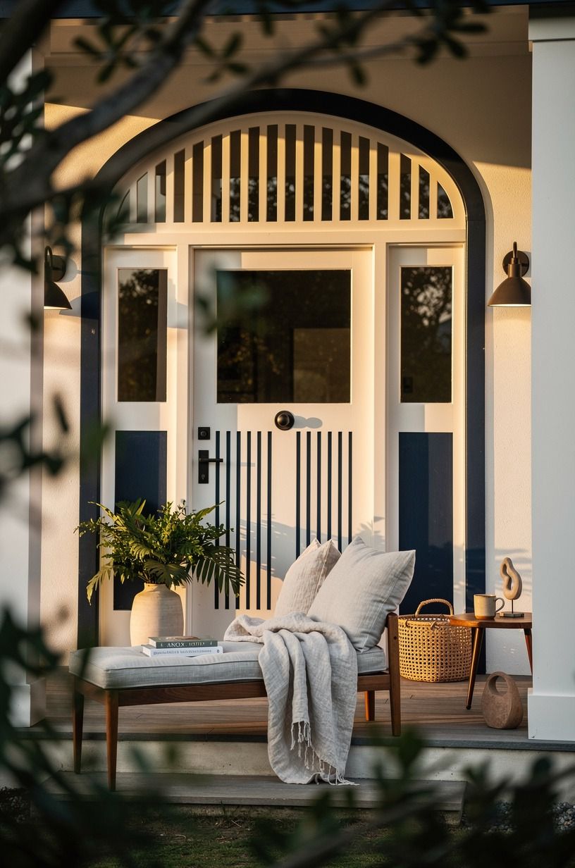 Frame the Door With Repeated Shapes
