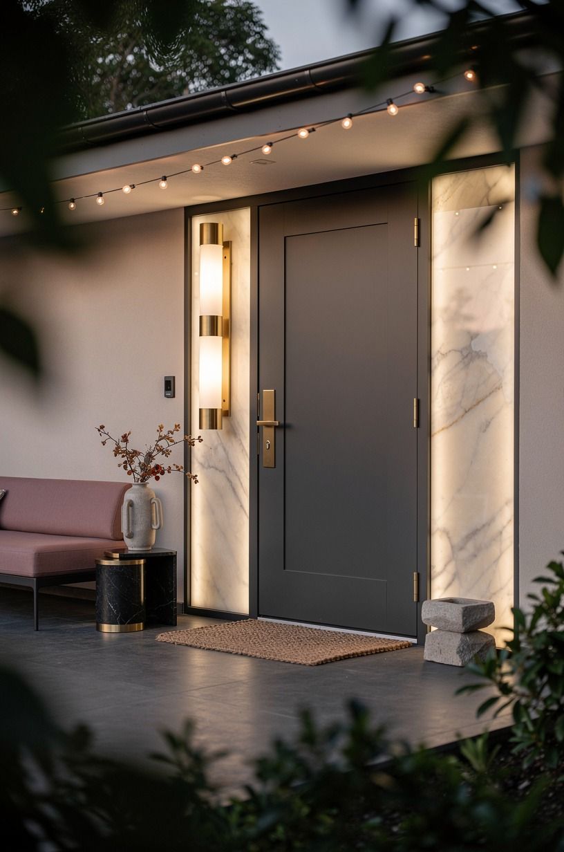 Frame the Door With the Three-Height Light Stack