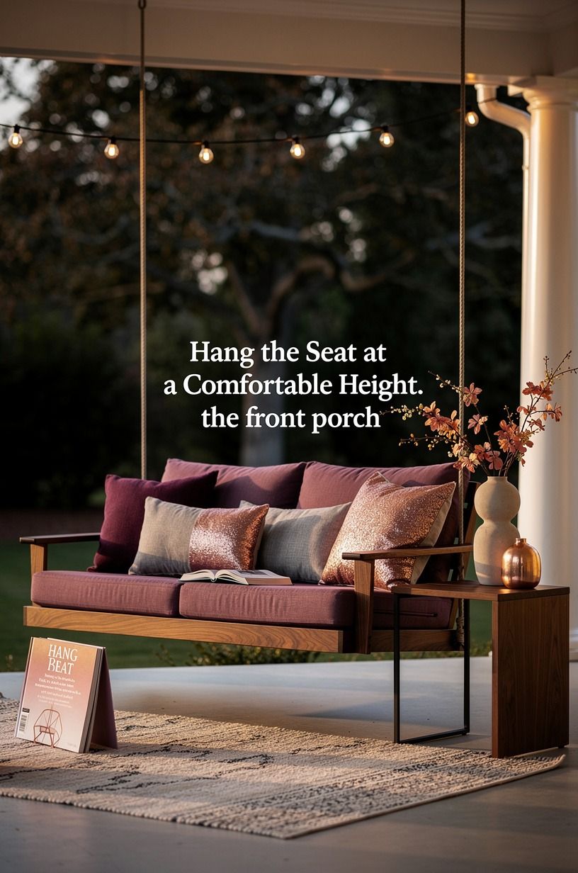 Hang the Seat at a Comfortable Height