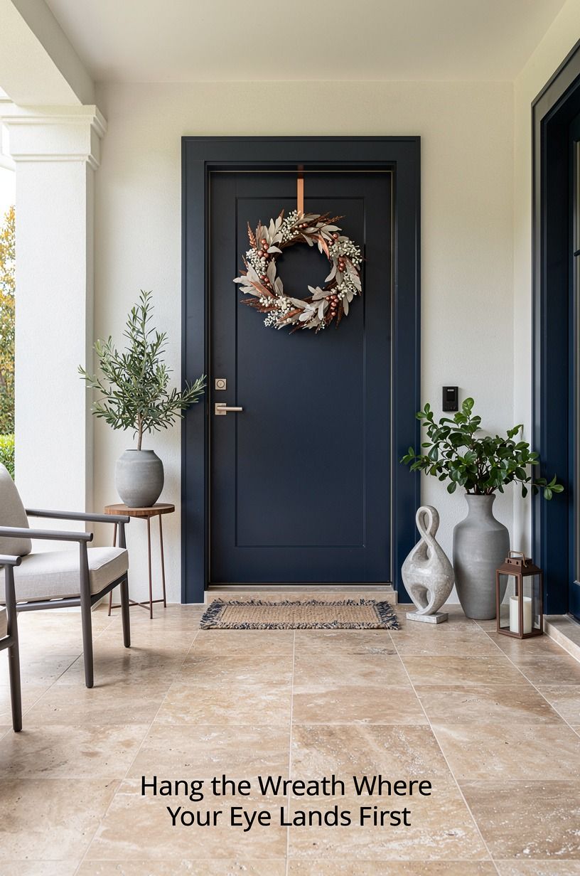 Hang the Wreath Where Your Eye Lands First