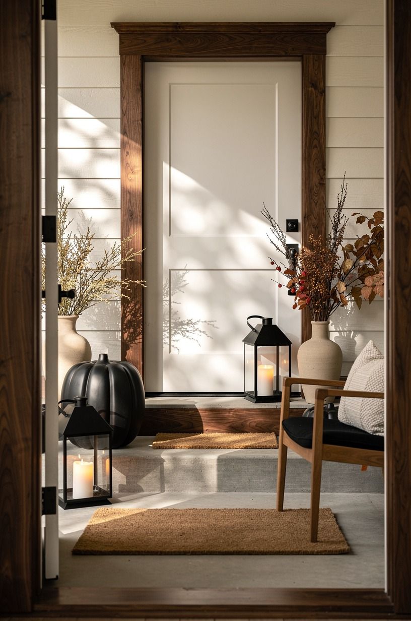 Paint the Door for Halloween Porch Styling