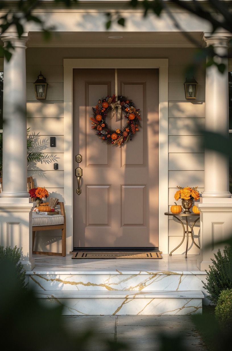 Seal the Dollar Tree Halloween Wreath DIY before hanging it