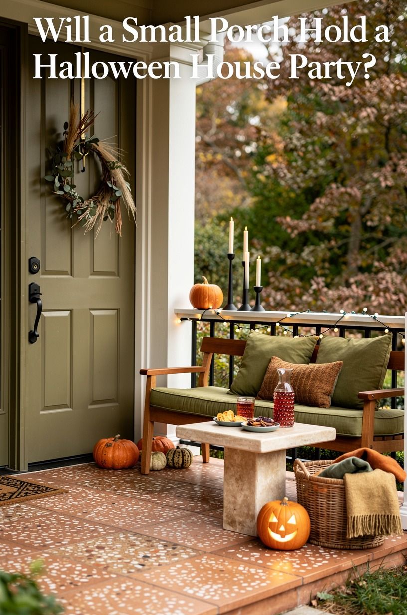 Will a Small Porch Hold a Halloween House Party?