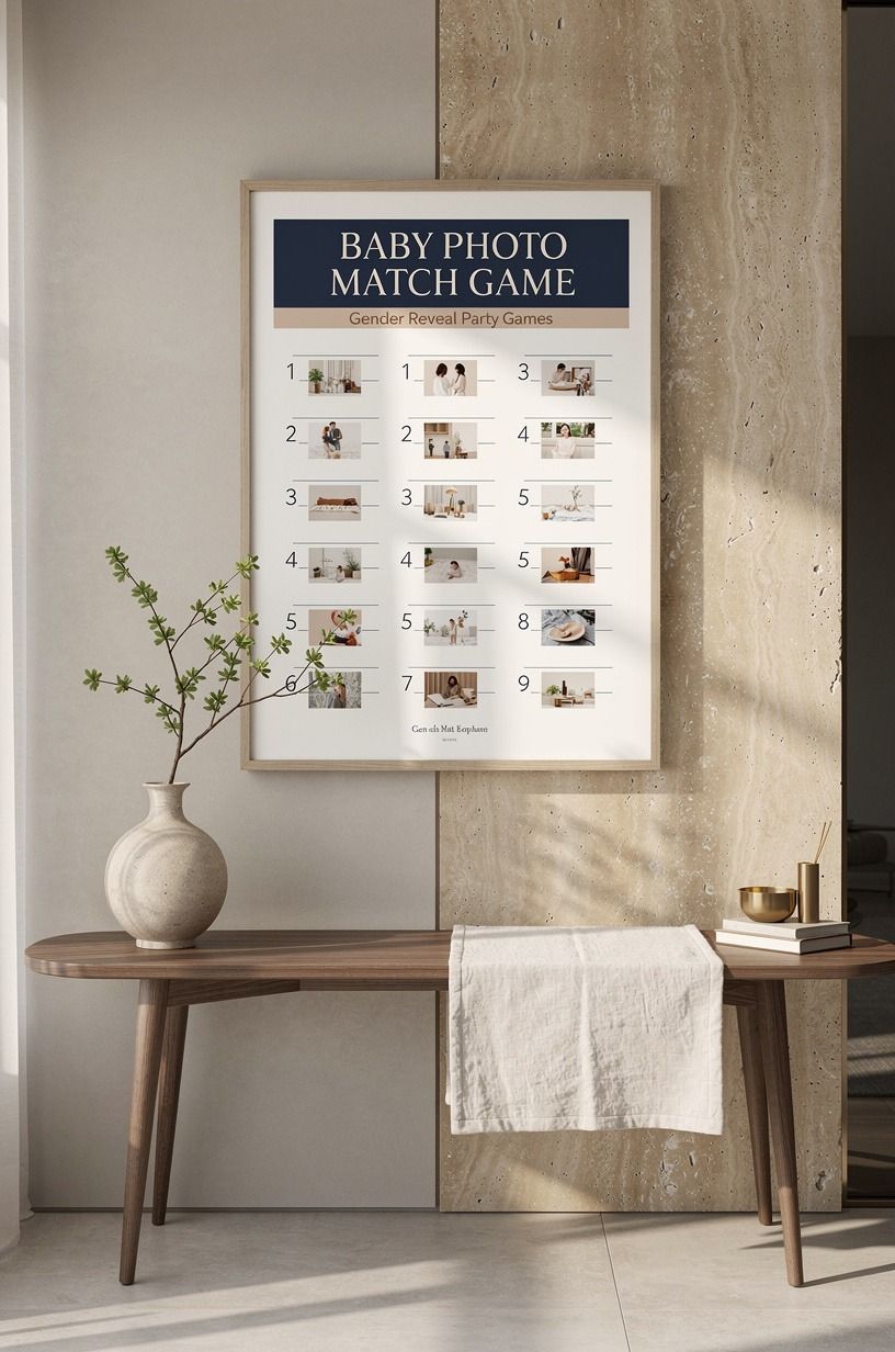 Frame a Baby Photo Match Game