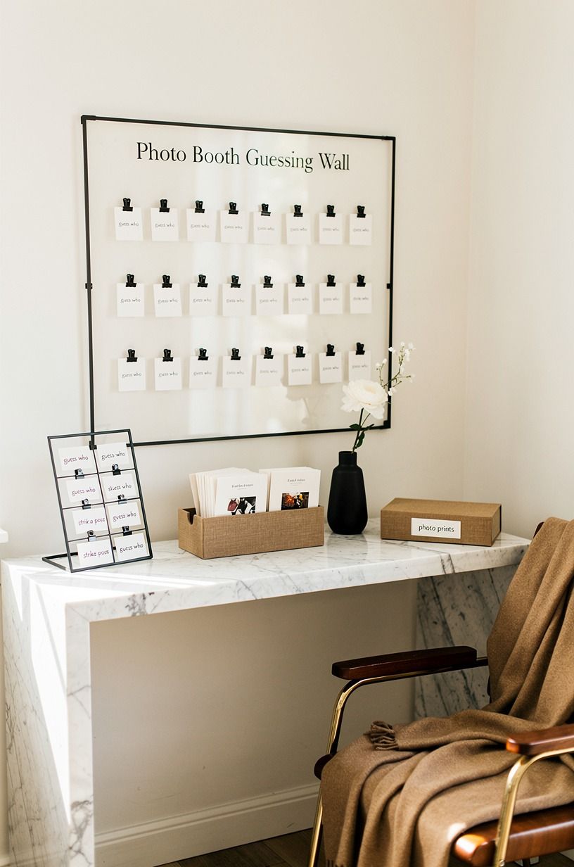 Frame a Photo Booth Guessing Wall