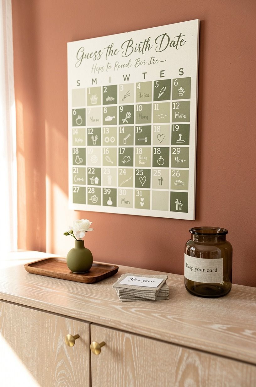 Hang a Guess-the-Birth-Date Calendar
