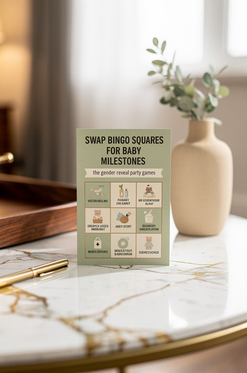 Swap Bingo Squares for Baby Milestones