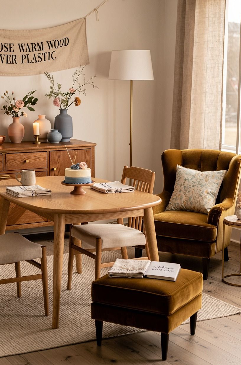 Choose Warm Wood Over Plastic