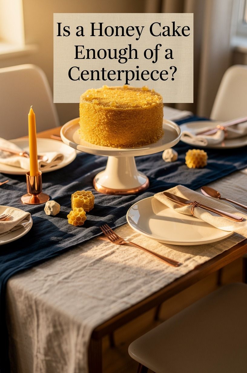 Is a Honey Cake Enough of a Centerpiece?