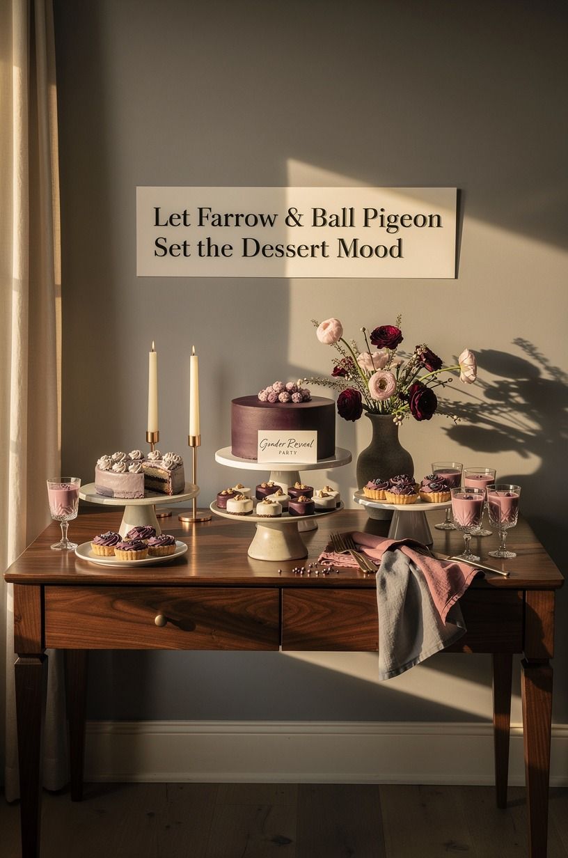 Let Farrow & Ball Pigeon Set the Dessert Mood