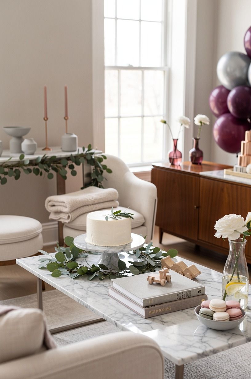 Style the Baby Shower Themes With Soft Greenery
