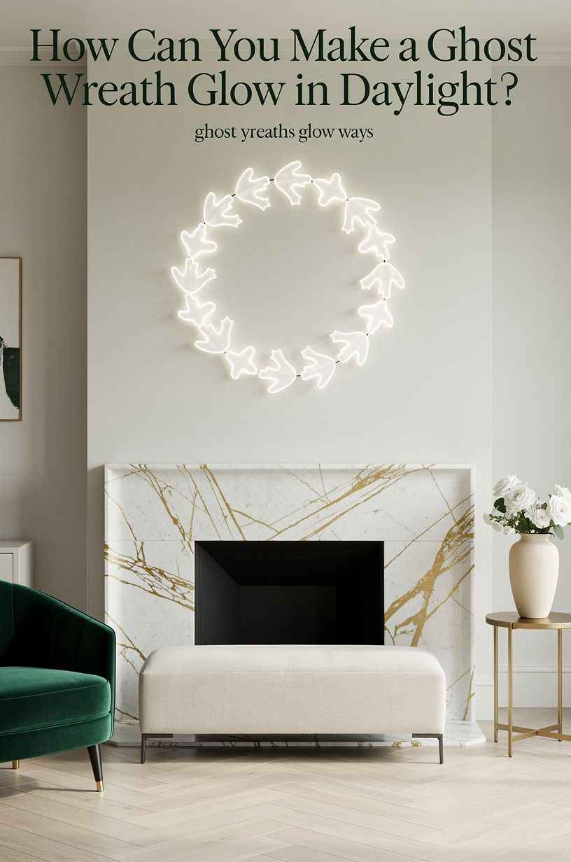 How Can You Make a Ghost Wreath Glow in Daylight?