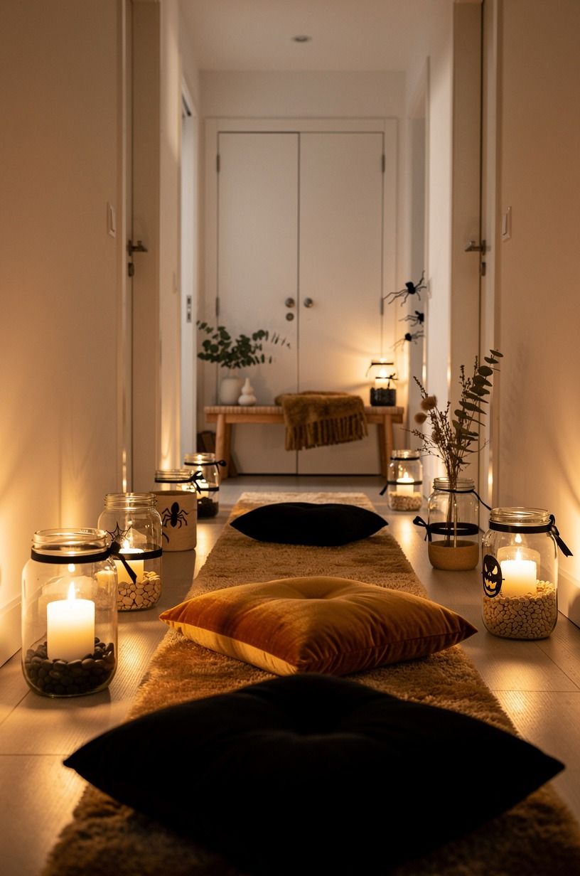 Anchor the Two-Side Rhythm for Mason Jar Luminaries Halloween