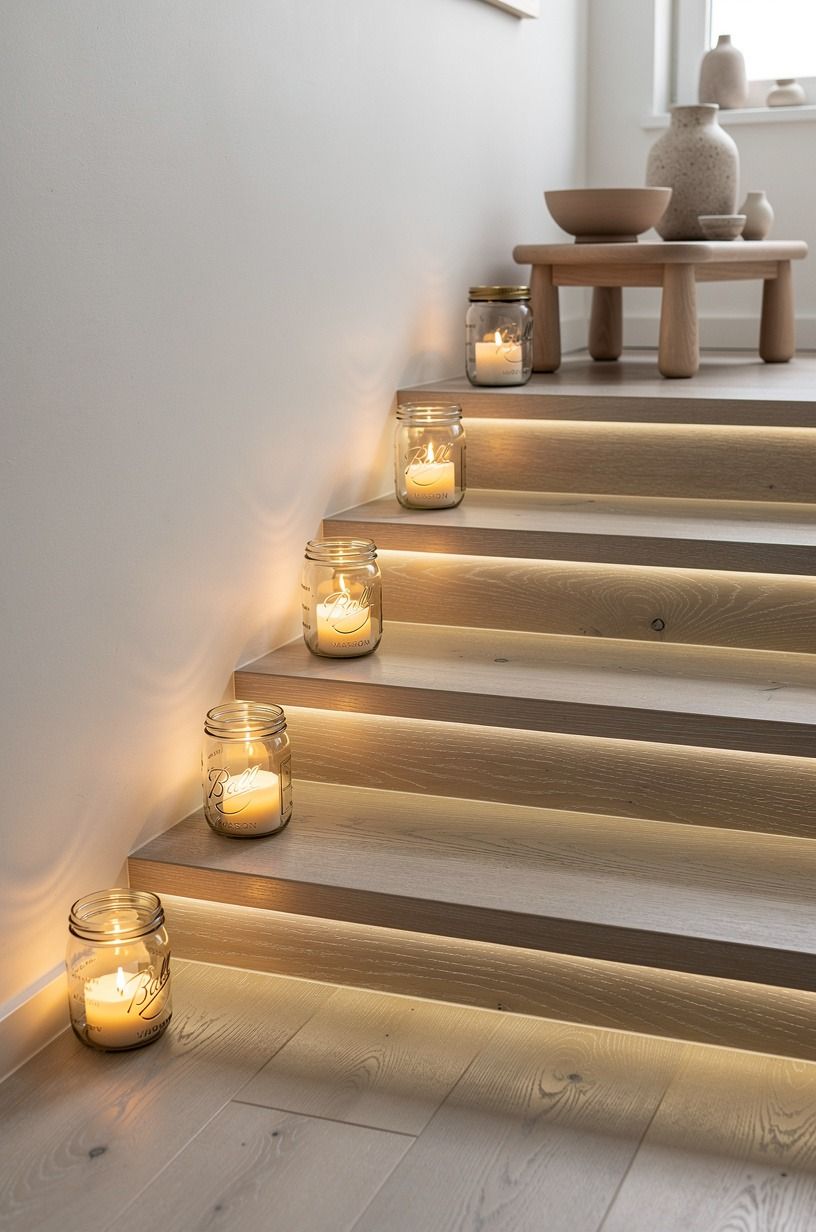 Frame Steps With the Low-Edge Halo for Battery Candle Halloween