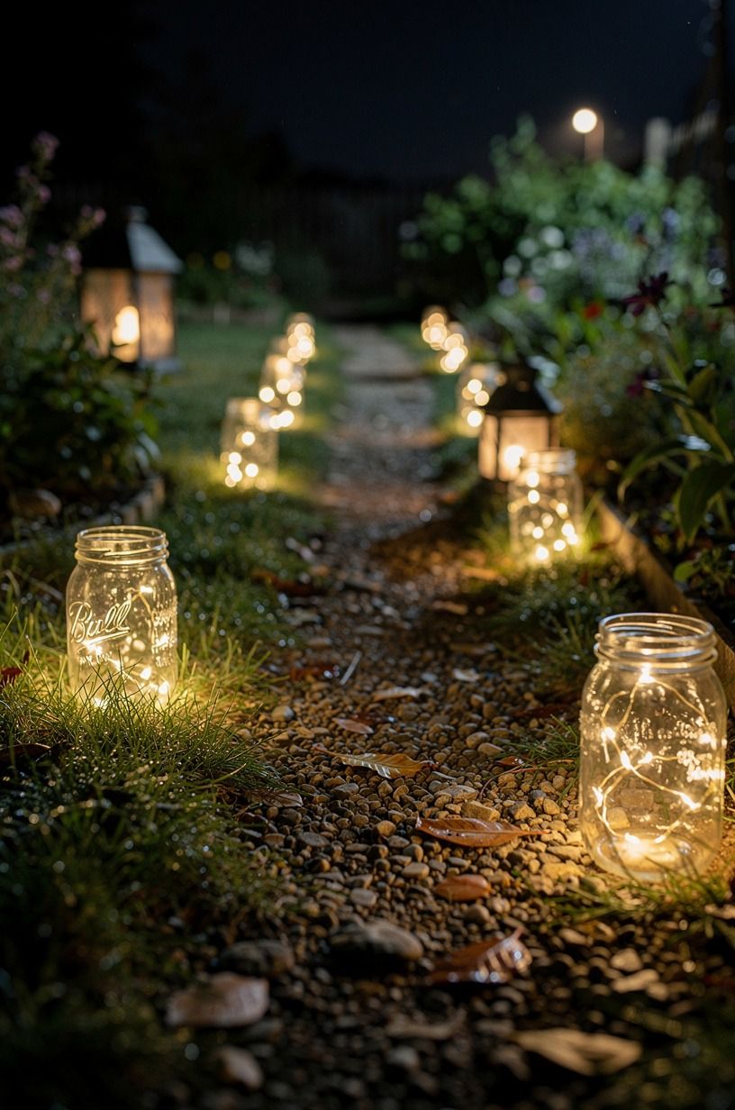 Paint the Labels for Halloween Pathway Decor