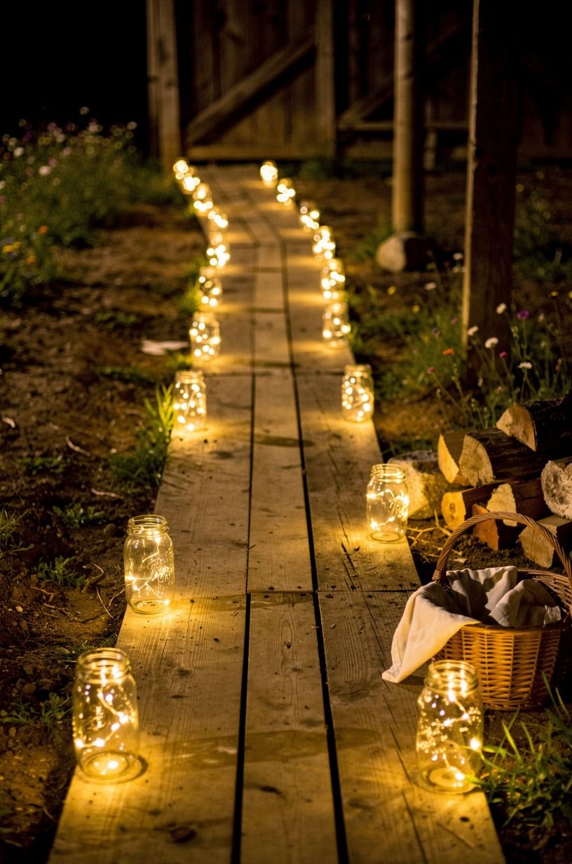 Use the Two-Wood Rule for a Rustic Walkway