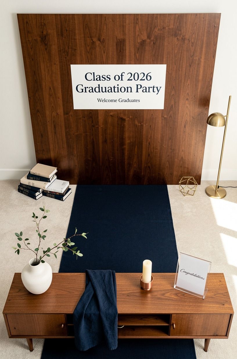 Frame the Entrance With a Graduation Welcome Wall
