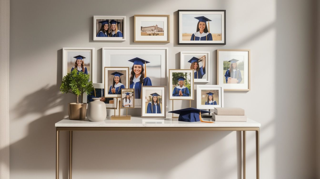 How to Create a Graduation Photo Display That Guests Will Love - 14 Ideas