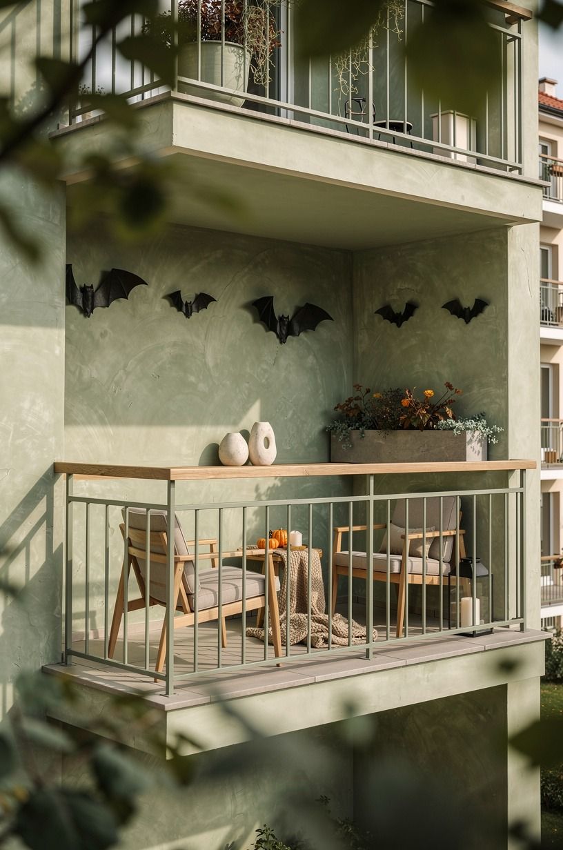 Frame the View with Hanging Bats
