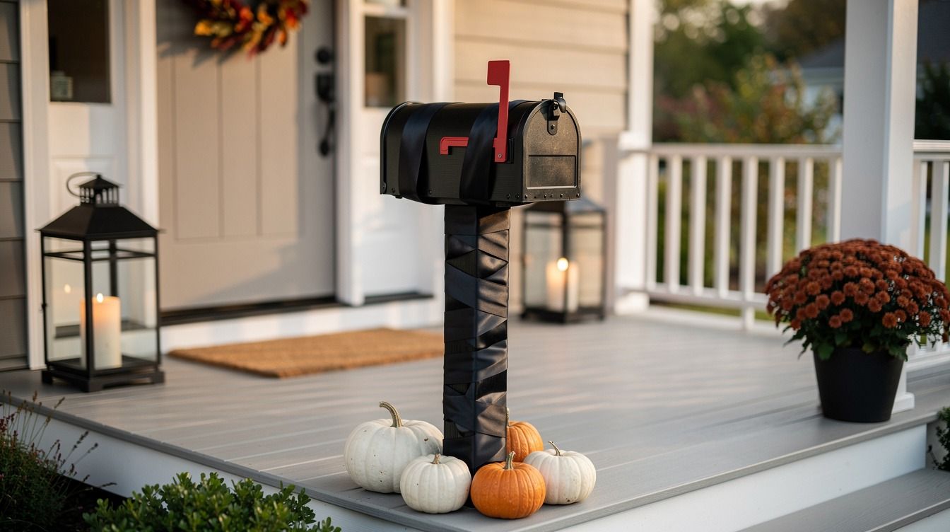 I Gave My Halloween Mailbox a Twenty-Minute Curb Appeal Fix, Everyone Drives Past