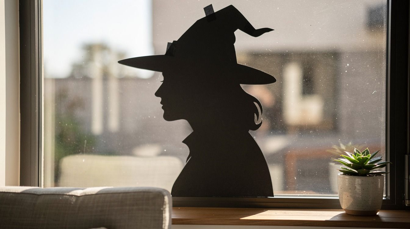 19 Halloween Window Silhouettes You Can Cut From Black Paper Tonight