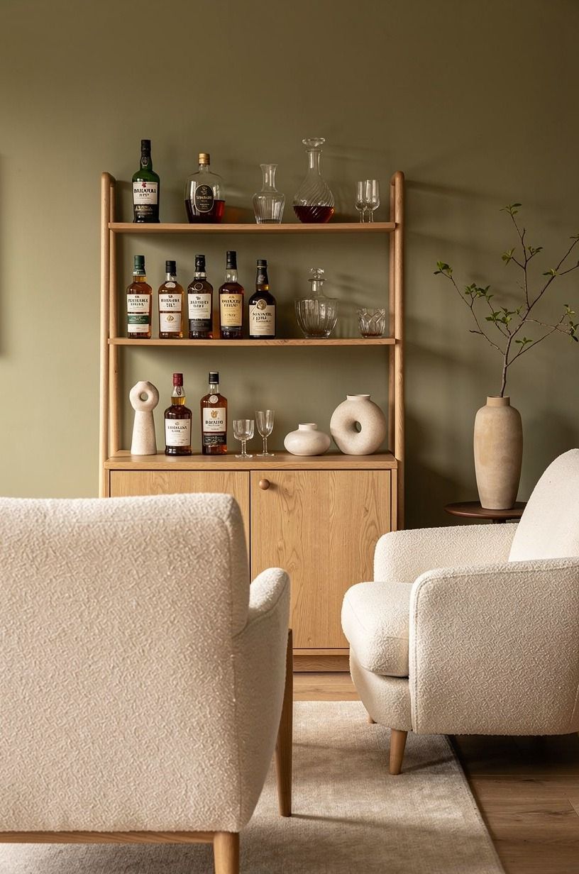 Paint the Backdrop in a Quiet, Earthy Color