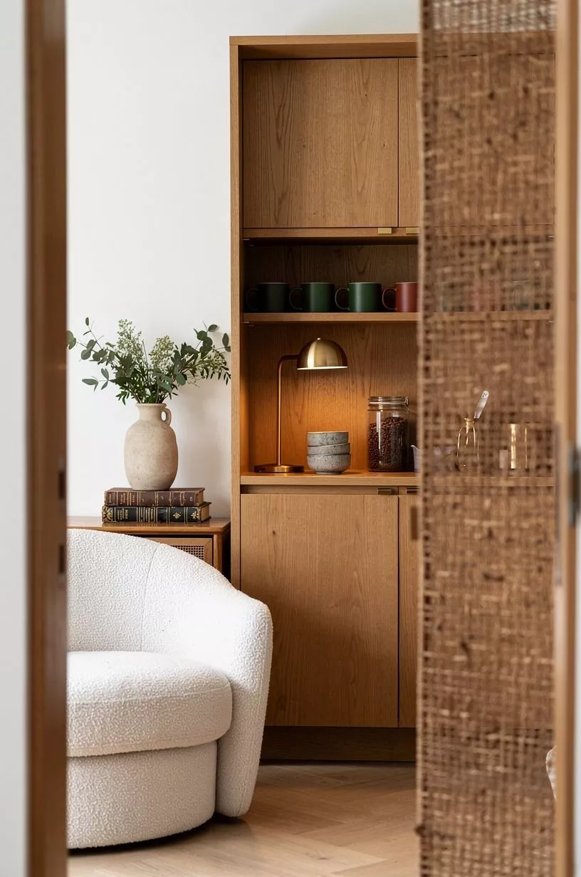Frame the Station With Two Natural Textures
