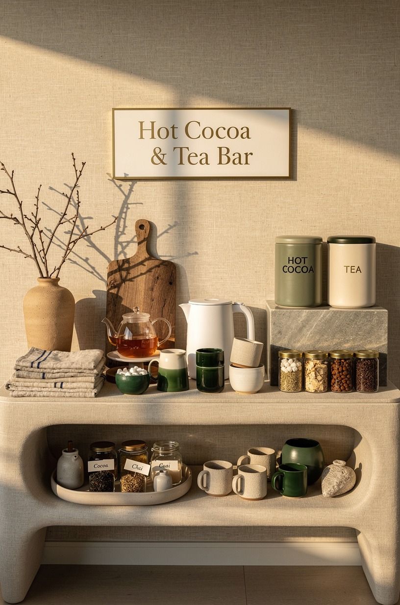 Mix a Hot Cocoa and Tea Bar