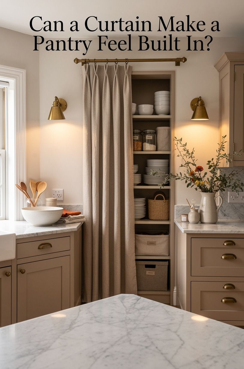 Can a Curtain Make a Pantry Feel Built In?
