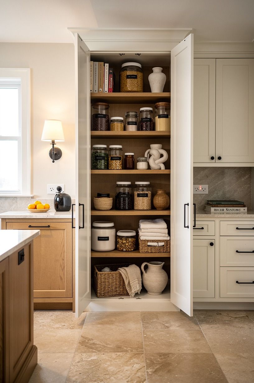 Use a Pocket-Depth Pantry for Dry Goods