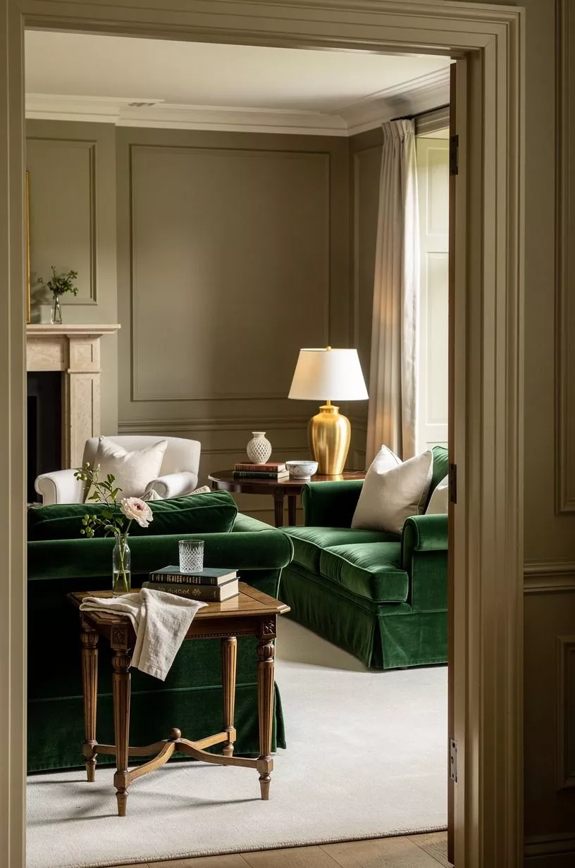 Finish with a small ritual for your old-money lounge
